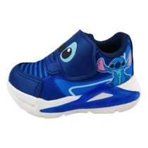 Tênis Infantil Mini Pé Stitch Led Azul