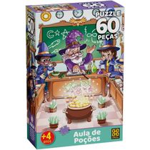 QUEBRA CABEÇA - AULA DE POÇÔES 60 PEÇAS