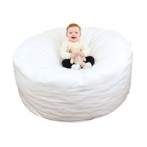 Puff Redondo Cheio Flocos Espuma D26 1M X 40 Branco