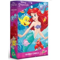Quebra Cabeça - Ariel Pequena Sereia 60 peças