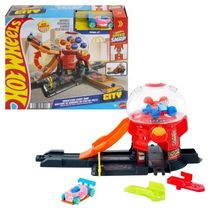 Pista Hot Wheels City Downtown Loja de Doces - Mattel JBM62