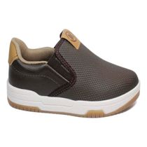 Tênis Infantil Molekinho Slip On Marrom