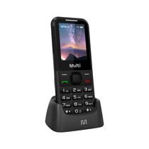Celular Multi Vita 4G C/ Base Carregadora Dual Chip, Botão SOS, Câmera Preto - P9225 P9225