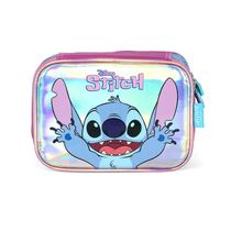 Estojo Box 100 Pens Luxcel Stitch Glitter Roxo