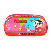 Estojo Escolar Simples Infantil Monica Dona Da Rua Luxcel