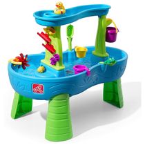 Mesa Sensorial de Água para Crianças ao Ar Livre com 13 Peças, Step2, Azul