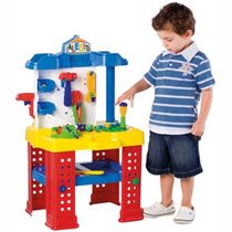 Bancada de Trabalho com Ferramentas - Multicolorido - 450 - Calesita
