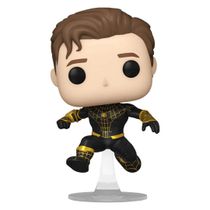 Boneco Colecionável Marvel Homem Aranha Black and Gold Suit 1073 Spider Man No Way Home