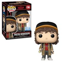 Boneco Funko Pop! Ex. Stranger Things T5  Dustin c Lanterna