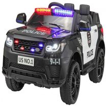 Carro Elétrico Bombeiro 12V Recarregável para Crianças 2 Assentos até 29 kg, Idade Recomendada 3, TOBBI, Vermelho