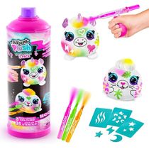 Kit 2 Mini Pelúcias Neon Surpresa Airbrush - Fun F0166-0
