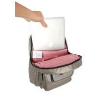 Mochila de Costas Pequena Náilon Metalizado Dois Bolsos Up4you