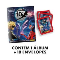 LADYBUG 2025 - Álbum Capa Cartão + 18 Envelopes