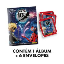 LADYBUG 2025 - Álbum Capa Cartão + 06 Envelopes