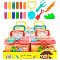 Display 6 Maletas com 12 Massinhas de Modelar + Acessórios