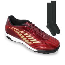 Kit Chuteira Society Penalty Brasil 70 Neo + Meião