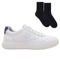 Kit Sapatênis Democrata Joe Ultra Light Masculino + Par de Meia