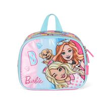 Lancheira Escolar Luxcel Barbie Pet e Friend Rosa