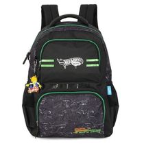 Mochila De Costas Hot Wheels Skate Finger Verde Luxcel