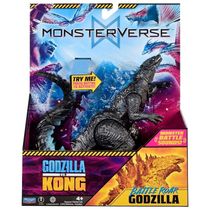 Godzilla Vs Kong Monsteverse – Boneco Godzilla Articulado 18 Cm C/Som Boca abre e fecha - Sunny