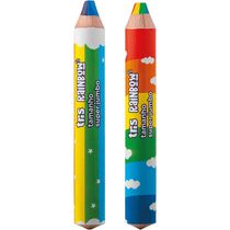 Lápis de Cor Super Jumbo Rainbow - Tris