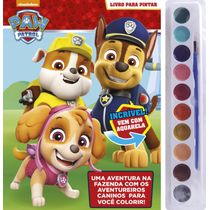 Patrulha Canina Livro para Pintar com Aquarela