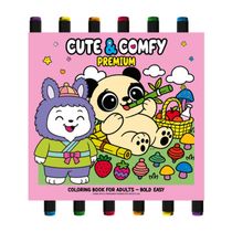 Cute & Comfy Coloring Book for Adults - Premium - Livro de Colorir Adulto
