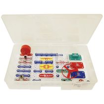 Snap Circuits SC-100 Student Electronics Training Program – Kit Educacional de Eletrônica com Mais de 100 Projetos para Crianças a Partir de 8 Anos