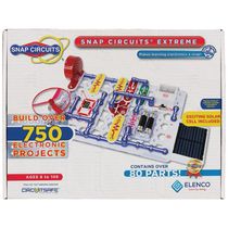 Snap Circuits Extreme SC-750 – Kit Educacional de Eletrônica com Mais de 750 Projetos para Crianças a Partir de 8 Anos
