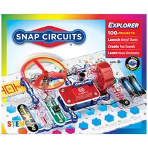 Snap Circuits Jr. SC-100 – Kit Educacional de Eletrônica com Mais de 100 Projetos para Crianças a Partir de 8 Anos