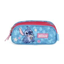 Estojo Escolar Triplo Luxcel Stitch Sorvete Pink