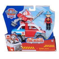 Patrulha Canina Carrinho Grande com Boneco Ryder Fire Rescue