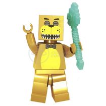 Brinquedo Boneco Bloco De Montar Five Nights At Freddy´s Compatível Com Lego - Adventure Golden Freddy
