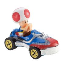 Carrinho Mario Kart Hot Wheels 1:64 Mattel Gbg25 Toad Sneakers