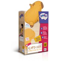 Kit De Atividades - Livro - Fazendo Arte - Capivara - Boneco De Feltro - Toyster