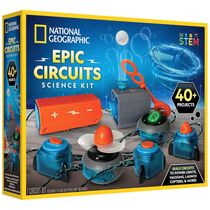 Circuit Maker Kit 120 Projetos – Brinquedo Educativo de Eletrônica e STEM para Crianças, Presente Criativo, National Geographic
