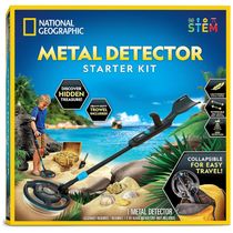 Detector de Metais Iniciantes – Kit STEM para Crianças, Busca de Tesouros no Quintal e Praia, Presente Criativo, National Geographic