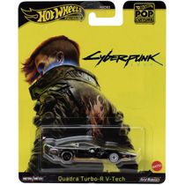 Quadra Turbo-R V-Tech - Cyberpunk 2077 - Cultura Pop - 1/64 - Hot Wheels Premium