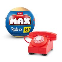 Blocos de Montar Max Retro Telefone Vermelho Candide 26003