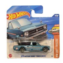 Carrinho Hot Wheels Picape 1975 Datsun Sunny Truck (B120) 1:64 Lote D 2025 HYX36 Original 1magnus