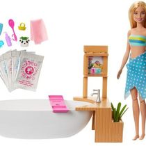 Boneca Barbie Banho De Espumas Com Acessórios