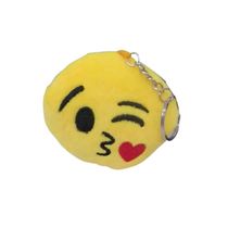 Chaveiro De Pelúcia Emoji Beijos Wellmix