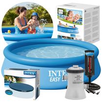 Piscina Inflavel 3.853L + Filtro + Capa + Bomba 110v Intex