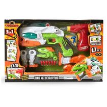 Xchangers Dino Velociraptor Furadeira Elétrica - Multikids