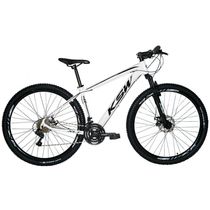 Bicicleta Aro 29 Ksw 21 Marchas Freios Disco Branco Preto 21