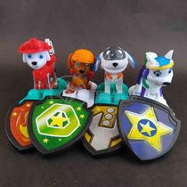 Kit 4 Bonecos Brinquedos Patrulha Canina Com Skate 8Cm