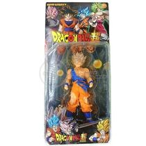Boneco Action Goku Sayajin 2 Dragon Ball Z 20Cm