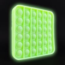 Pop It Brilha No Escuro Quadrado Anti Verde