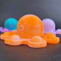 Chaveiro Polvo Reversível Pop It Anti Apertar Tiktok