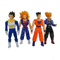 Kit 4 Bonecos Dragon Ball Super 15Cm